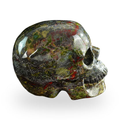 Dragon Blood Jasper crystal skull 3" SKH30DB05 photo 5