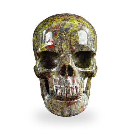 Dragon Blood Jasper crystal skull 3" SKH30DB06 photo 1