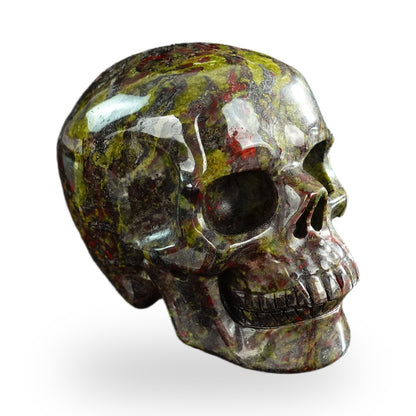 Dragon Blood Jasper crystal skull 3" SKH30DB06 photo 3