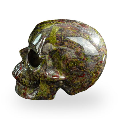 Dragon Blood Jasper crystal skull 3" SKH30DB06 photo 6