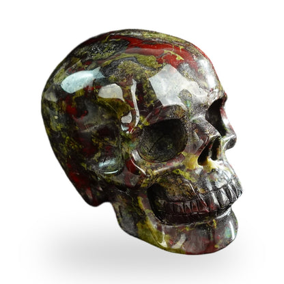 Dragon Blood Jasper crystal skull 3" SKH30DB07 photo 3
