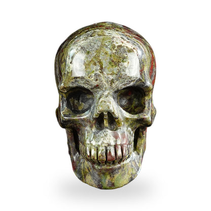 Dragon Blood Jasper crystal skull 3" SKH30DB08 photo 1