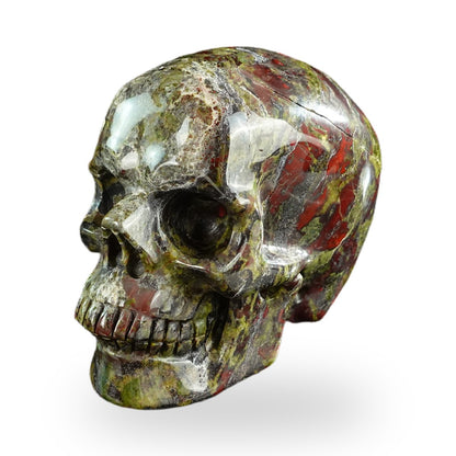 Dragon Blood Jasper crystal skull 3" SKH30DB08 photo 8