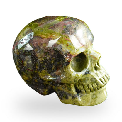 Dragon Blood Jasper crystal skull 3" SKH30DB09 photo 4