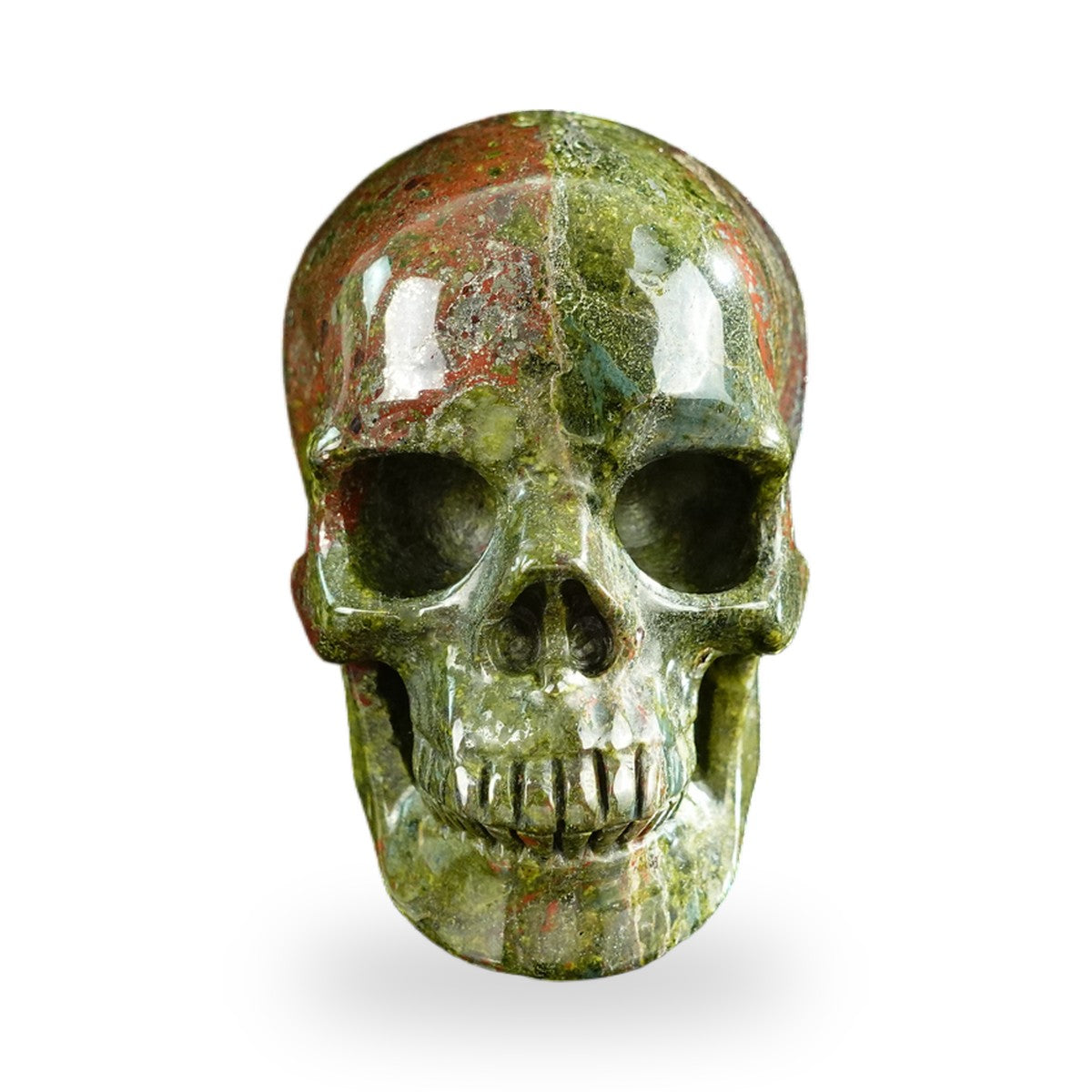 Dragon Blood Jasper crystal skull 3" SKH30DB10 photo 1