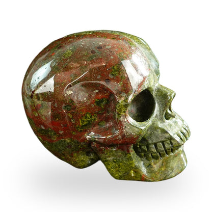 Dragon Blood Jasper crystal skull 3" SKH30DB10 photo 4