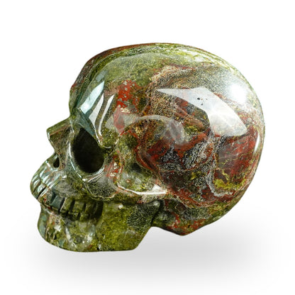 Dragon Blood Jasper crystal skull 3" SKH30DB10 photo 6