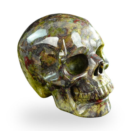 Dragon Blood Jasper crystal skull 3" SKH30DB11 photo 3