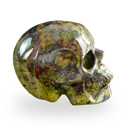 Dragon Blood Jasper crystal skull 3" SKH30DB11 photo 5