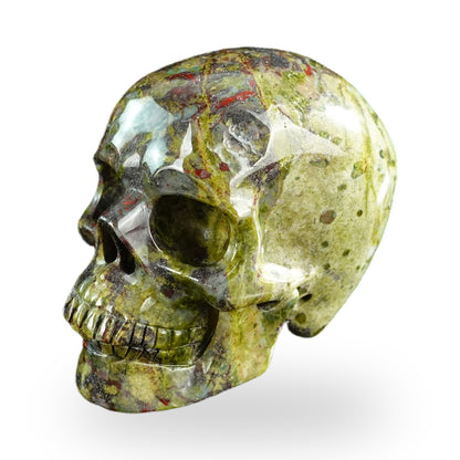 Dragon Blood Jasper crystal skull 3" SKH30DB11 photo 8