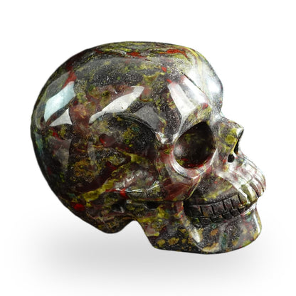 Dragon Blood Jasper crystal skull 3" SKH30DB12 photo 4