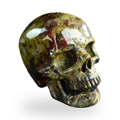 Dragon Blood Jasper crystal skull 3" SKH30DB15 photo 3