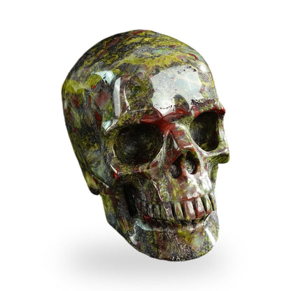 Dragon Blood Jasper crystal skull 3" SKH30DB16 photo 2