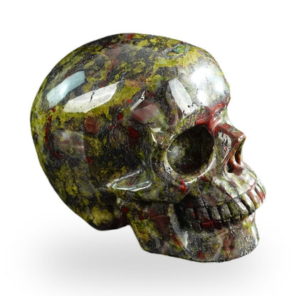 Dragon Blood Jasper crystal skull 3" SKH30DB16 photo 4
