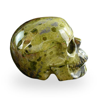 Dragon Blood Jasper crystal skull 3" SKH30DB17 photo 5