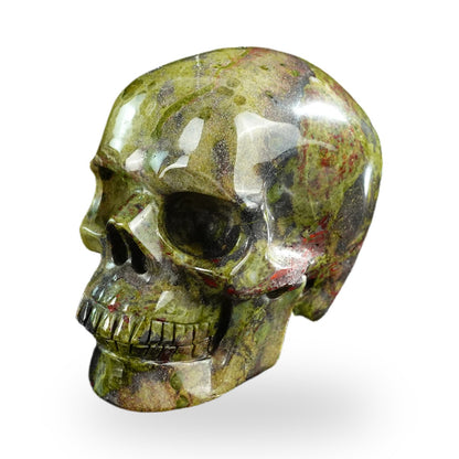 Dragon Blood Jasper crystal skull 3" SKH30DB17 photo 8