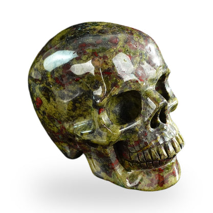Dragon Blood Jasper crystal skull 3" SKH30DB18 photo 3