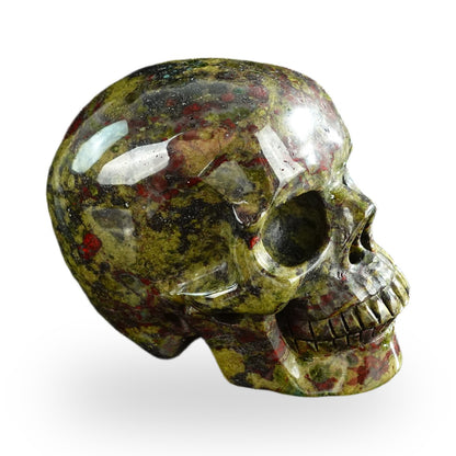 Dragon Blood Jasper crystal skull 3" SKH30DB18 photo 4