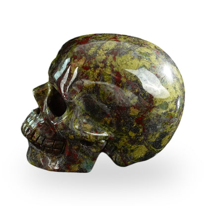 Dragon Blood Jasper crystal skull 3" SKH30DB19 photo 7
