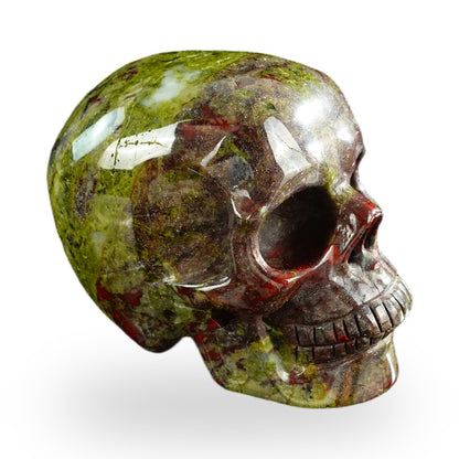 Dragon Blood Jasper crystal skull 3" SKH30DB20 photo 4