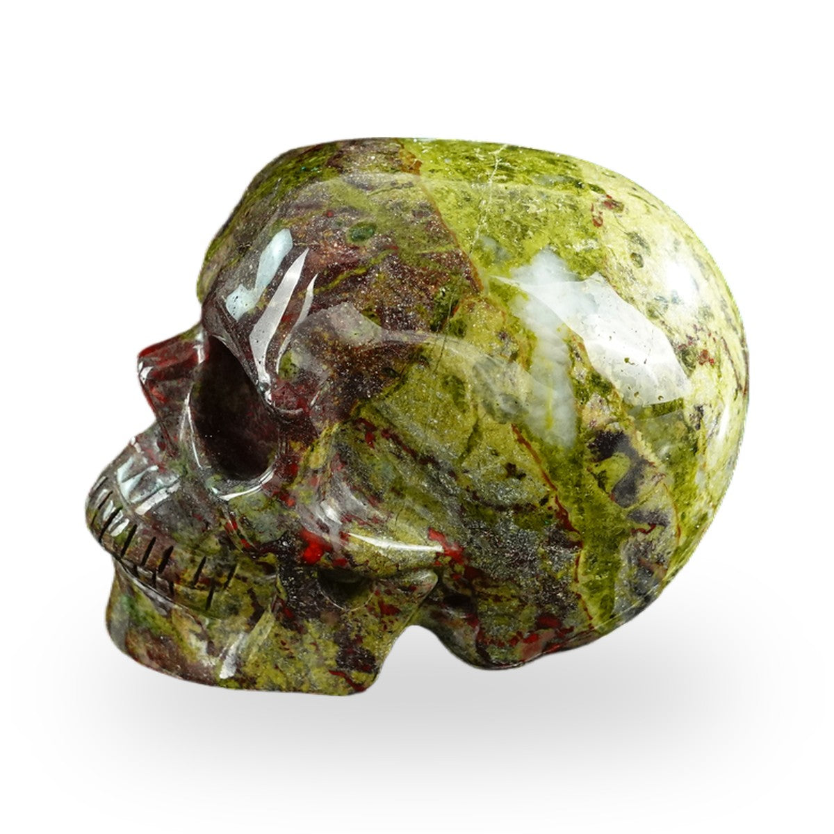 Dragon Blood Jasper crystal skull 3" SKH30DB20 photo 6