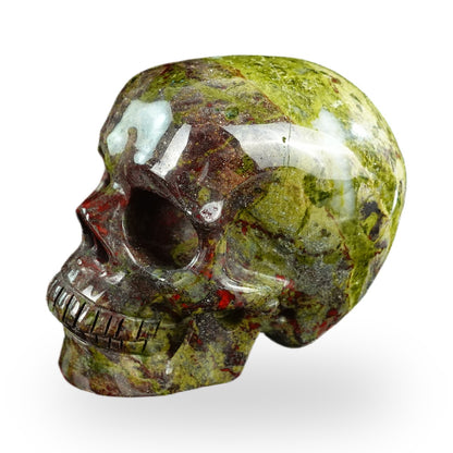 Dragon Blood Jasper crystal skull 3" SKH30DB20 photo 7