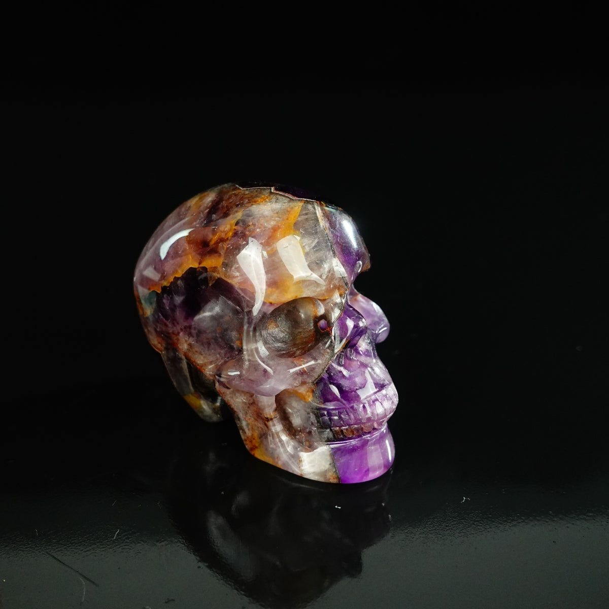 Dream Amethyst crystal skull 2.2" SKH20AM01 view 3
