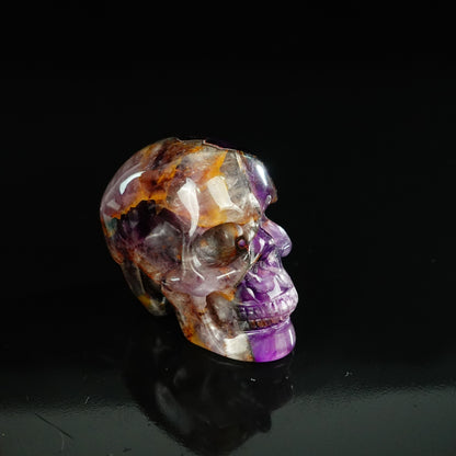 Dream Amethyst crystal skull 2.2" SKH20AM01 view 3
