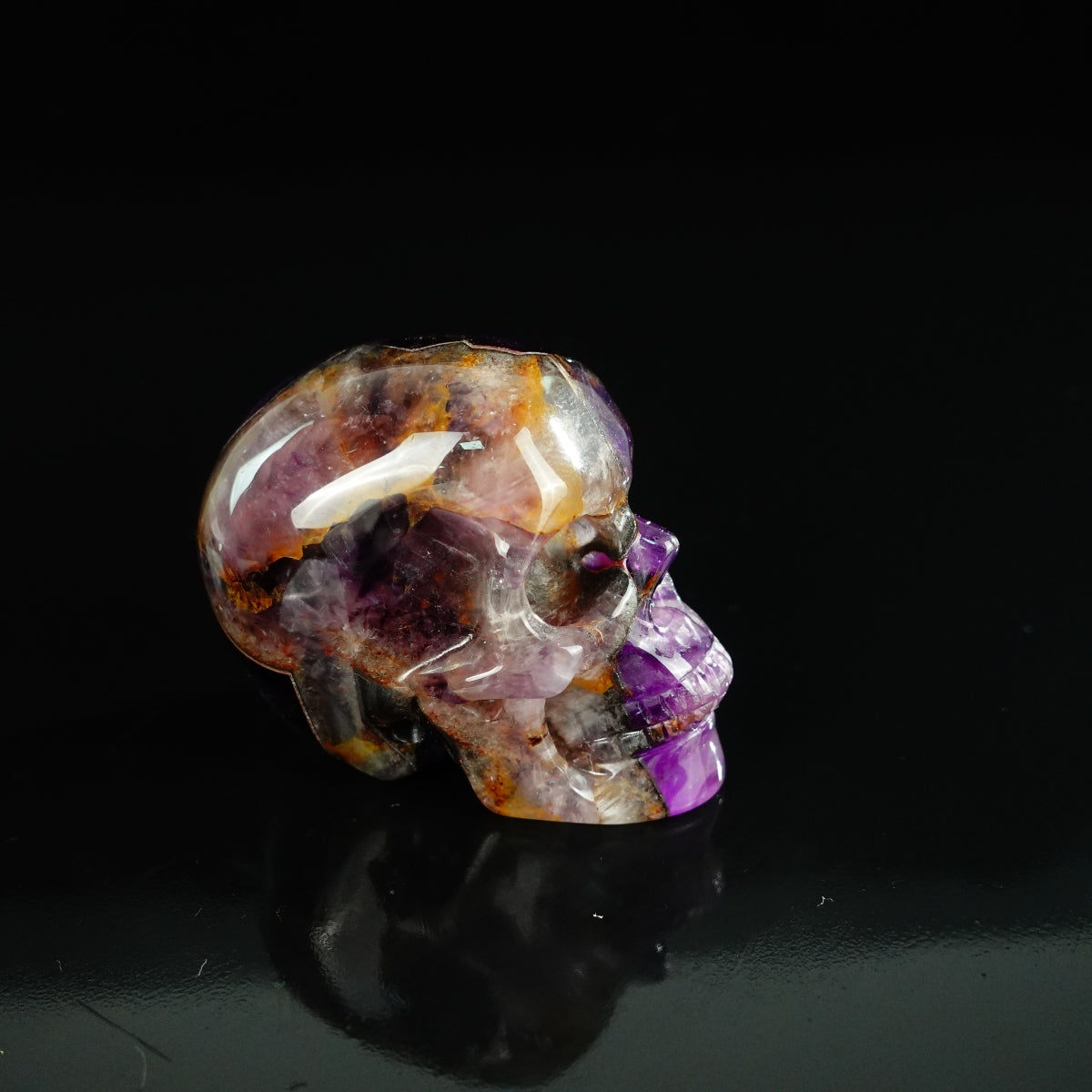 Dream Amethyst crystal skull 2.2" SKH20AM01 view 4