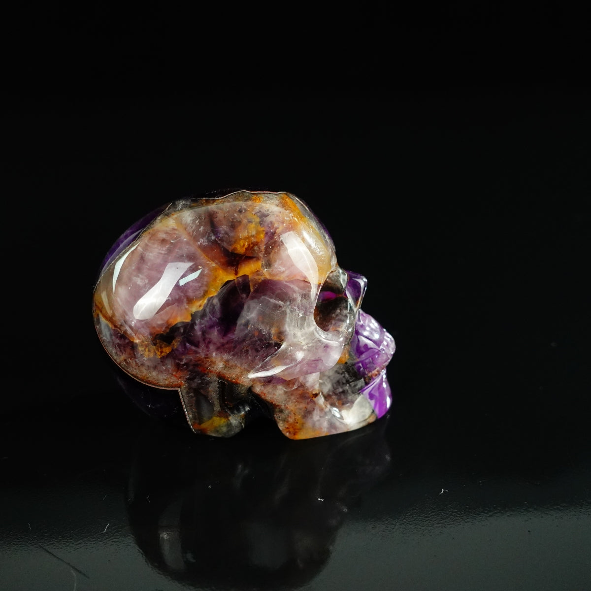Dream Amethyst crystal skull 2.2" SKH20AM01 view 5