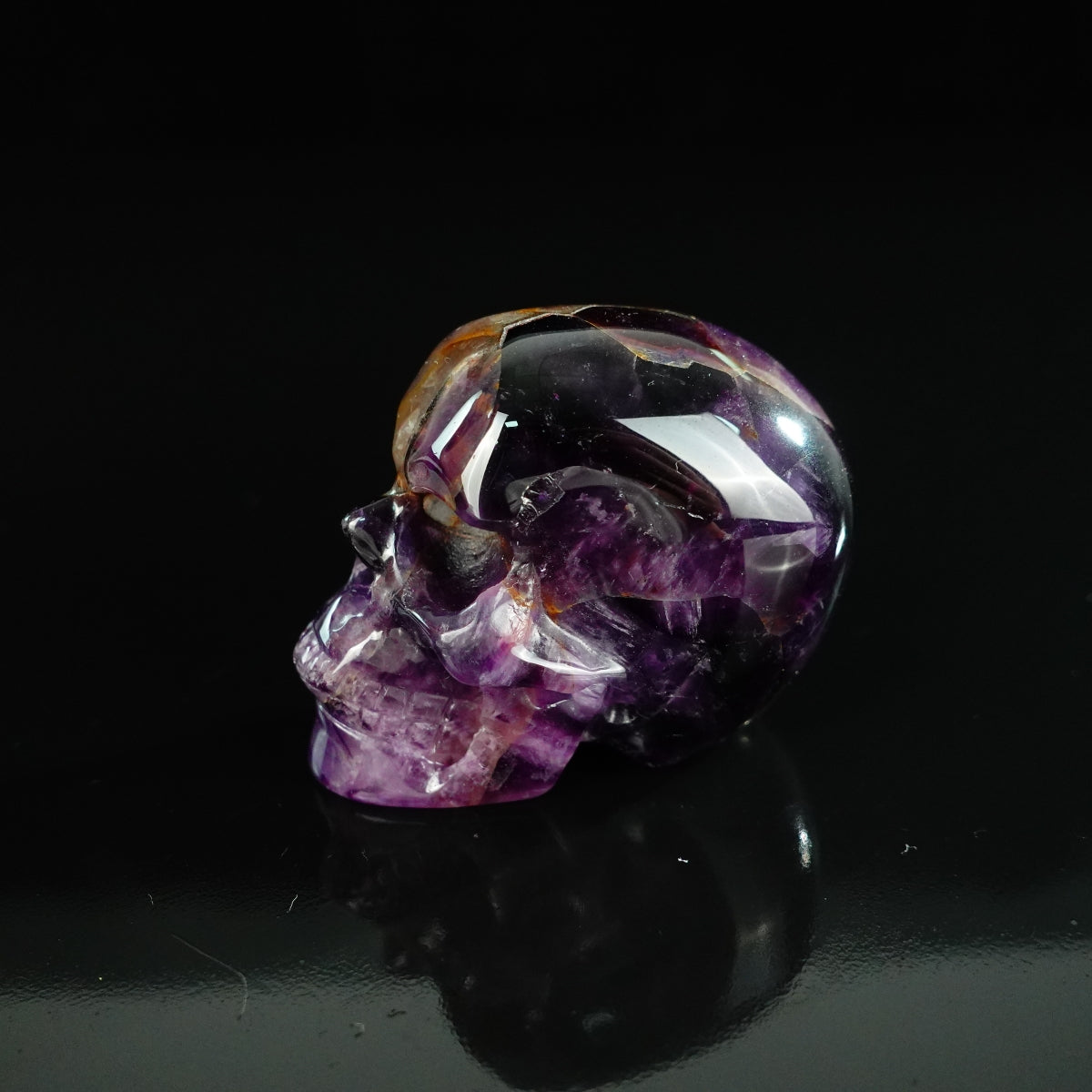 Dream Amethyst crystal skull 2.2" SKH20AM01 view 7