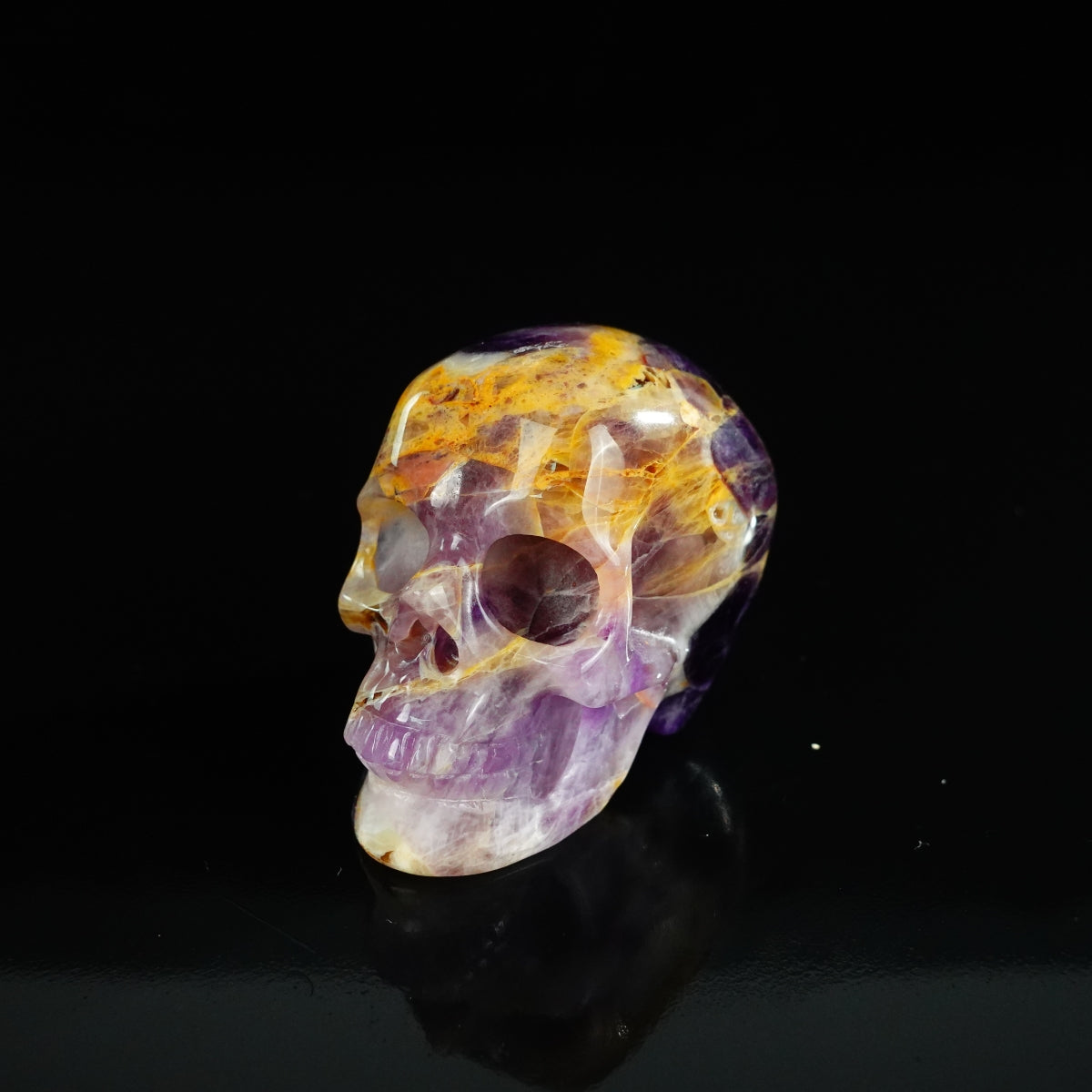 Dream Amethyst crystal skull 2.2" SKH20AM09 photo 7
