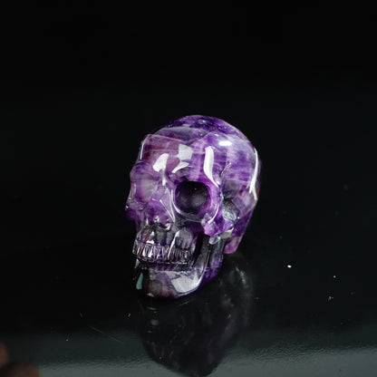 Dream Amethyst crystal skull 2.2" SKH20AM13 photo 8