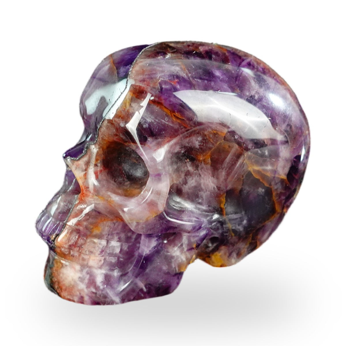 Dream Amethyst crystal skull 2.2" SKH20AM18 photo 7