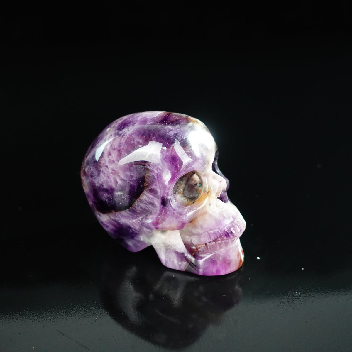 Dream Amethyst crystal skull 2.2" SKH20AM20 photo 3