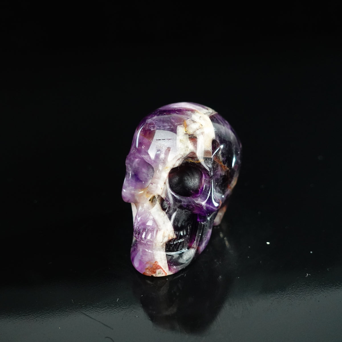 Dream Amethyst crystal skull 2.2" SKH20AM20 photo 8