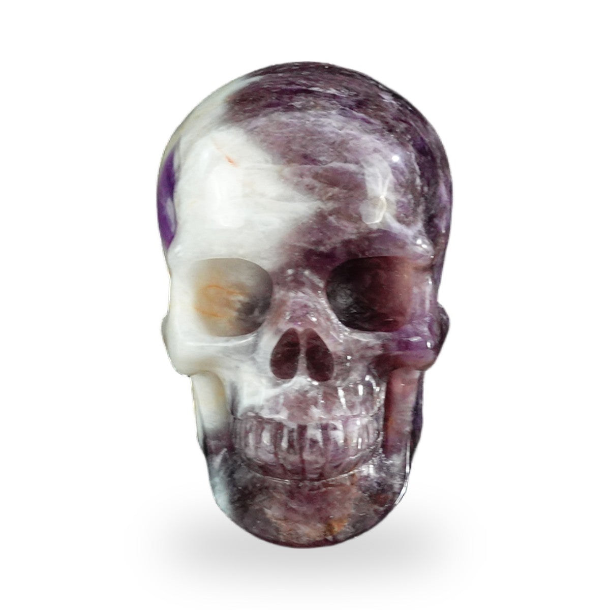Dream Amethyst crystal skull 3" SKH30AM01 hand carved gemstone