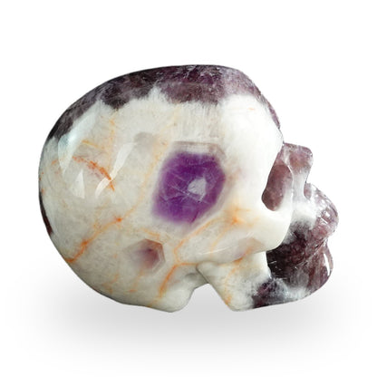 Dream Amethyst crystal skull 3" SKH30AM01 view 5
