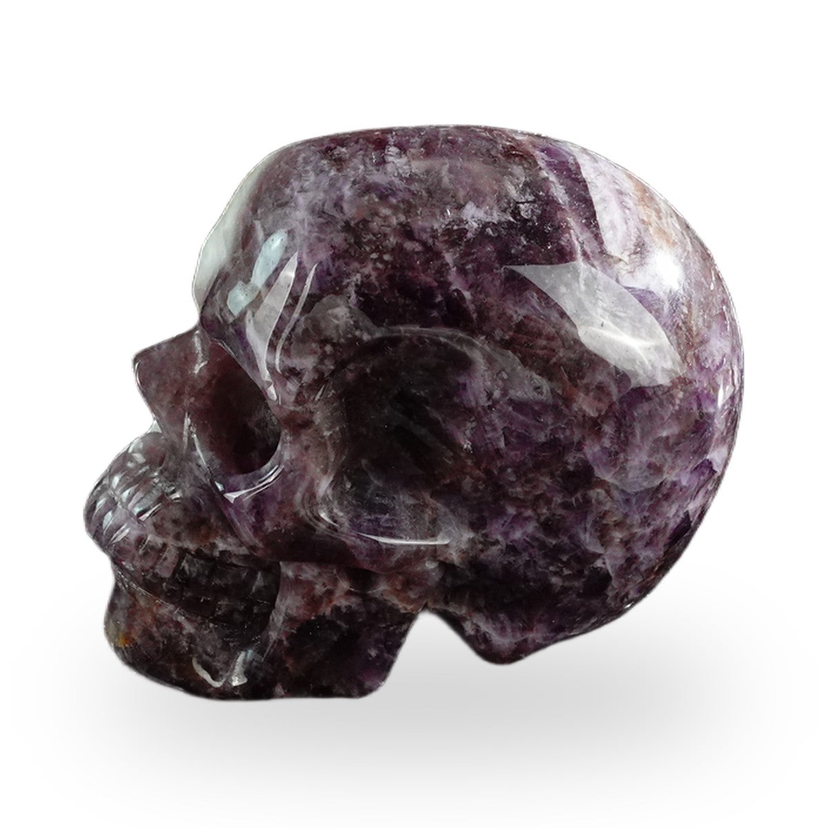 Dream Amethyst crystal skull 3" SKH30AM01 view 6
