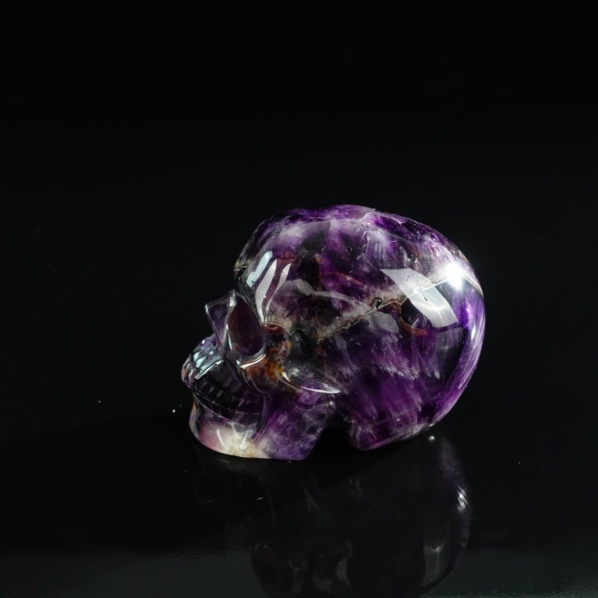 Dream Amethyst crystal skull 3" SKH30AM04 photo 6