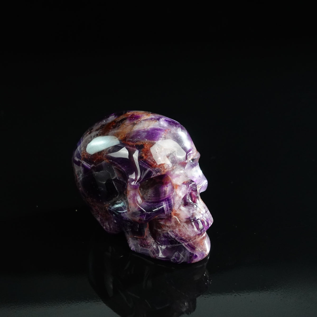 Dream Amethyst crystal skull 3" SKH30AM05 photo 3