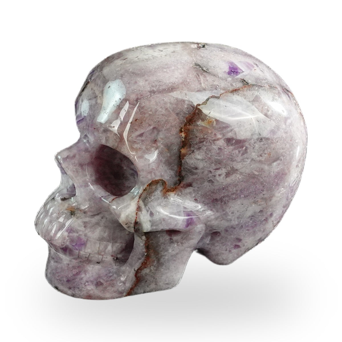 Dream Amethyst crystal skull 3" SKH30AM06 photo 7