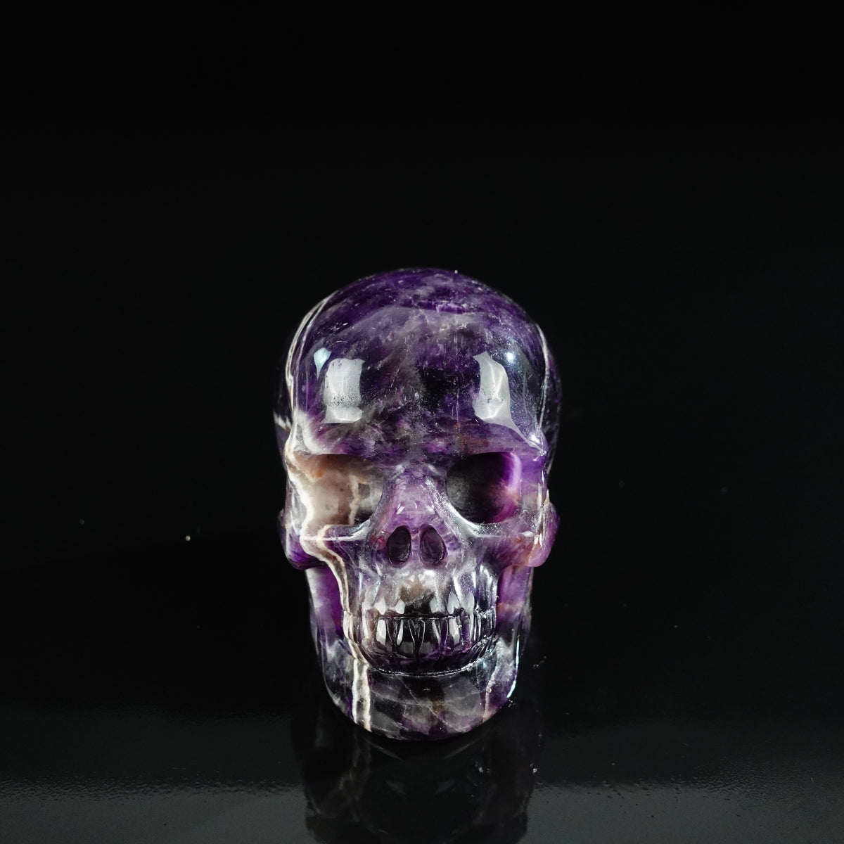 Dream Amethyst crystal skull 3" SKH30AM07 photo 1