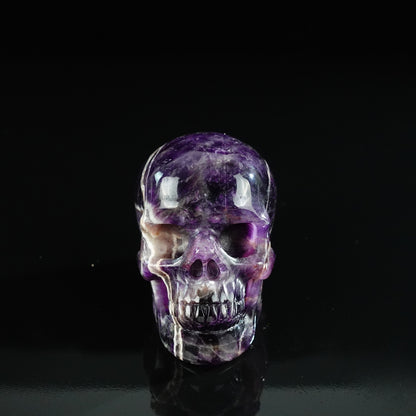Dream Amethyst crystal skull 3" SKH30AM07 photo 1