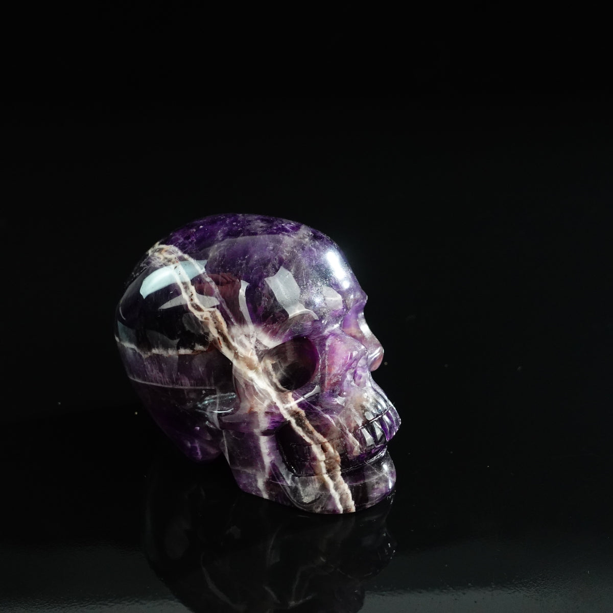 Dream Amethyst crystal skull 3" SKH30AM07 photo 3