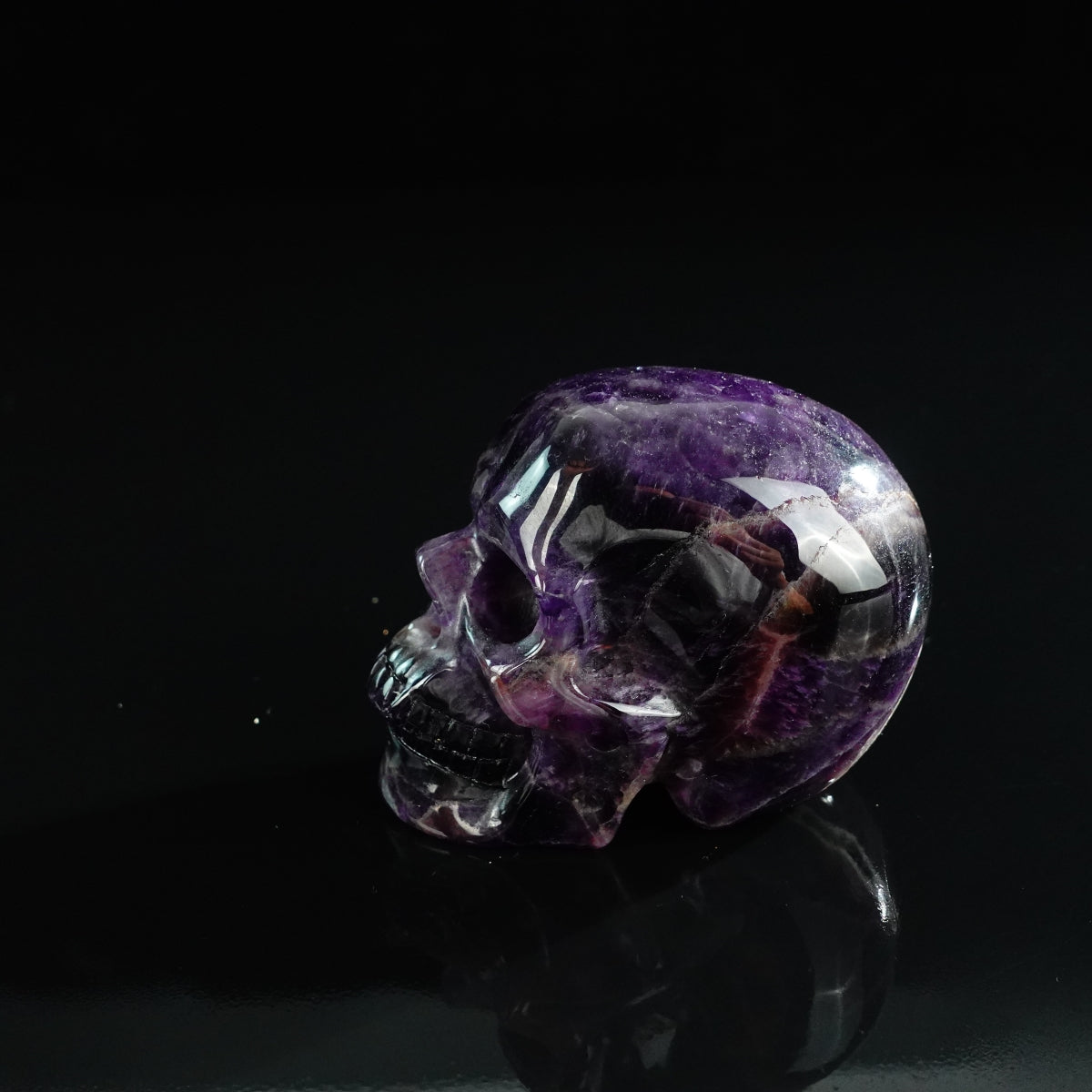 Dream Amethyst crystal skull 3" SKH30AM07 photo 6