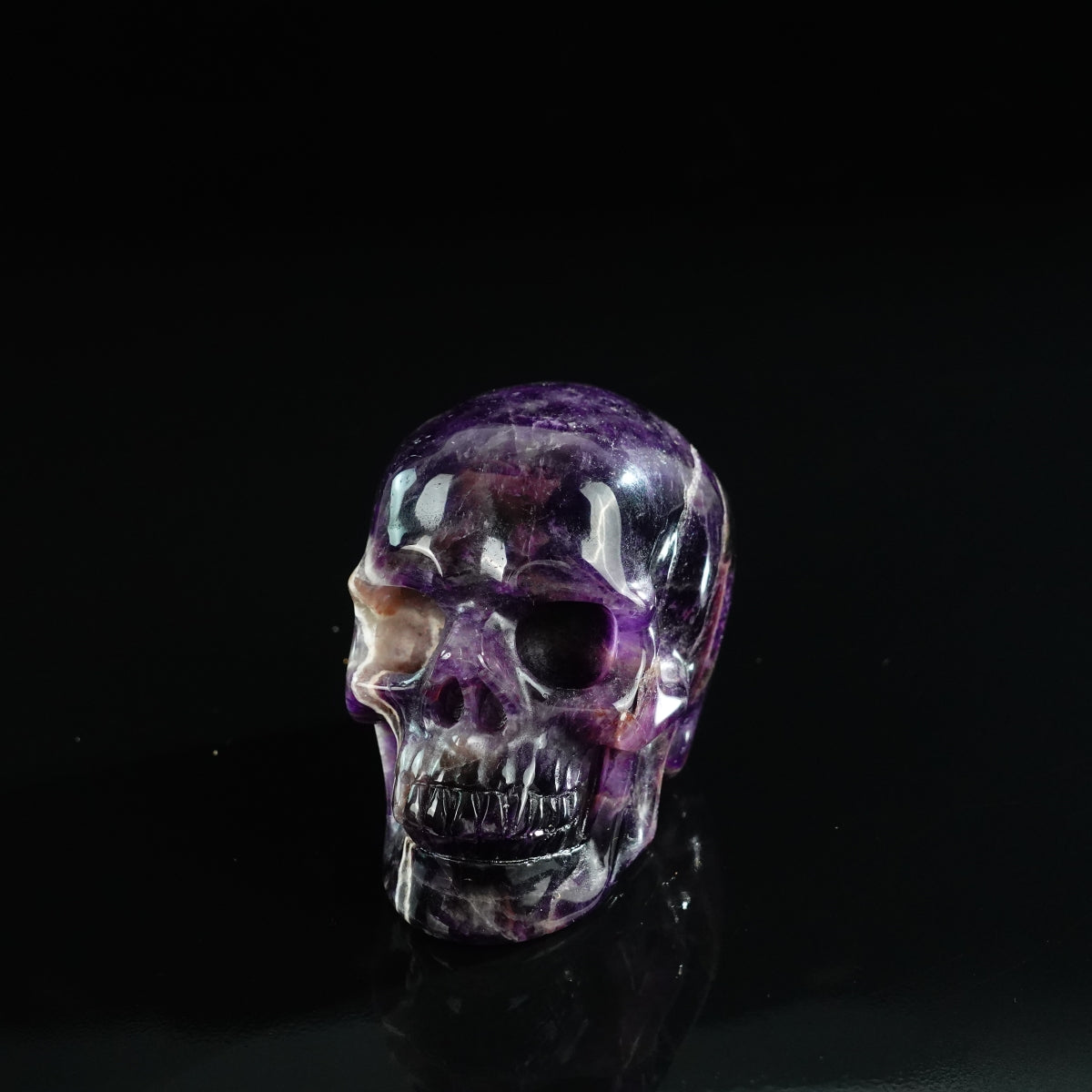 Dream Amethyst crystal skull 3" SKH30AM07 photo 8