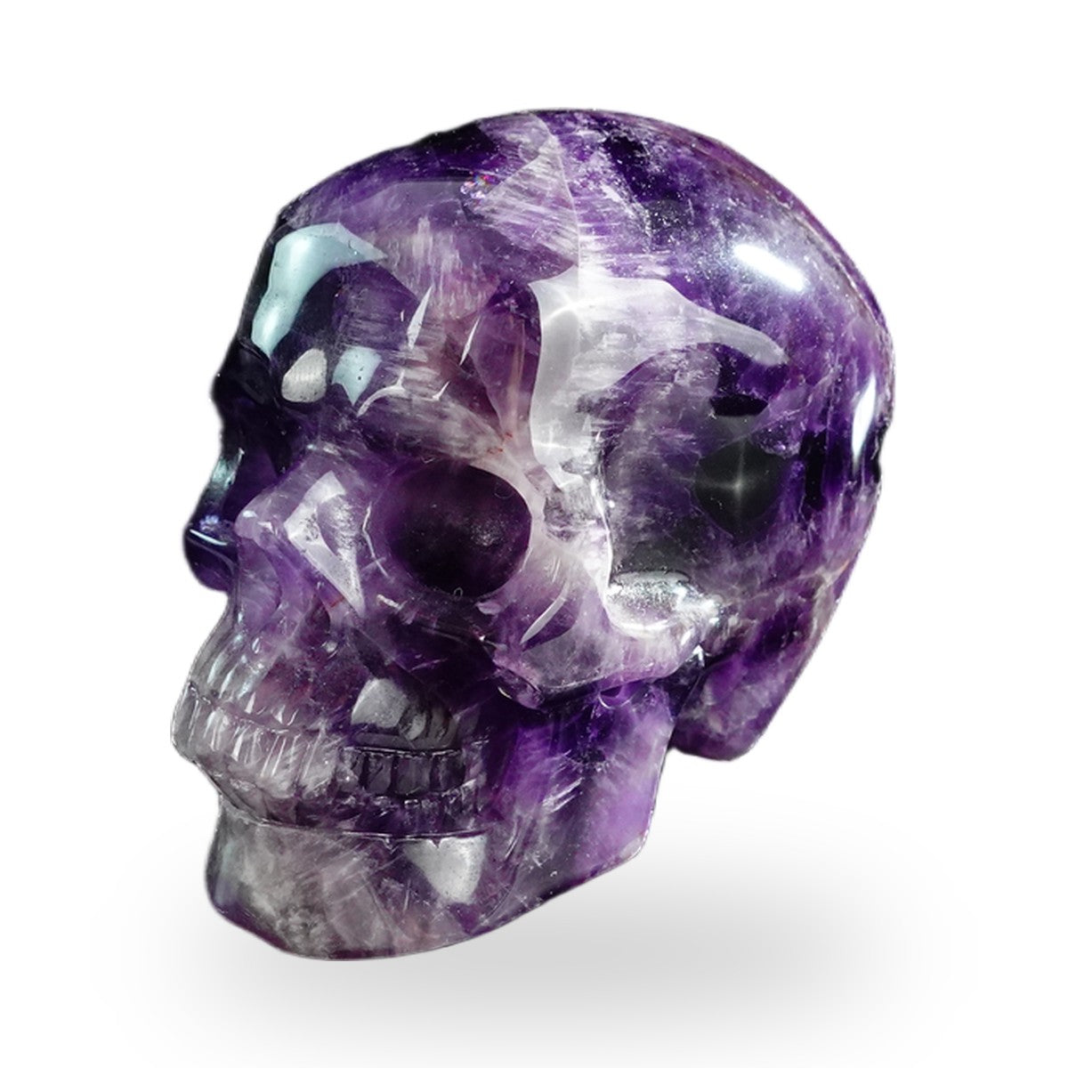 Dream Amethyst crystal skull 3" SKH30AM09 photo 7