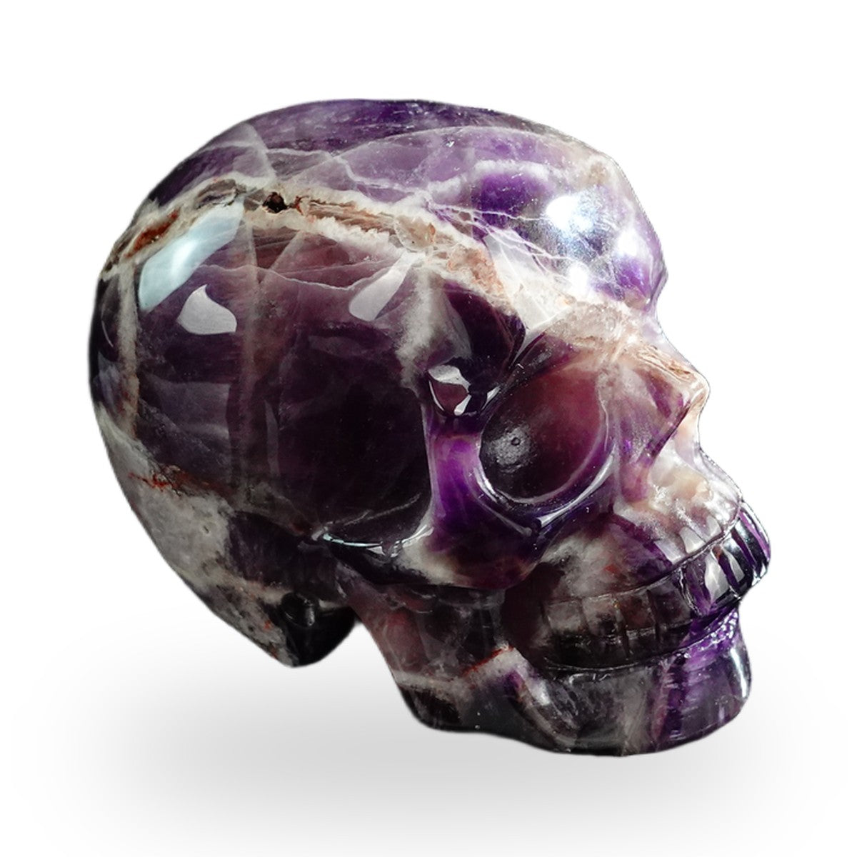 Dream Amethyst crystal skull 3" SKH30AM10 photo 5