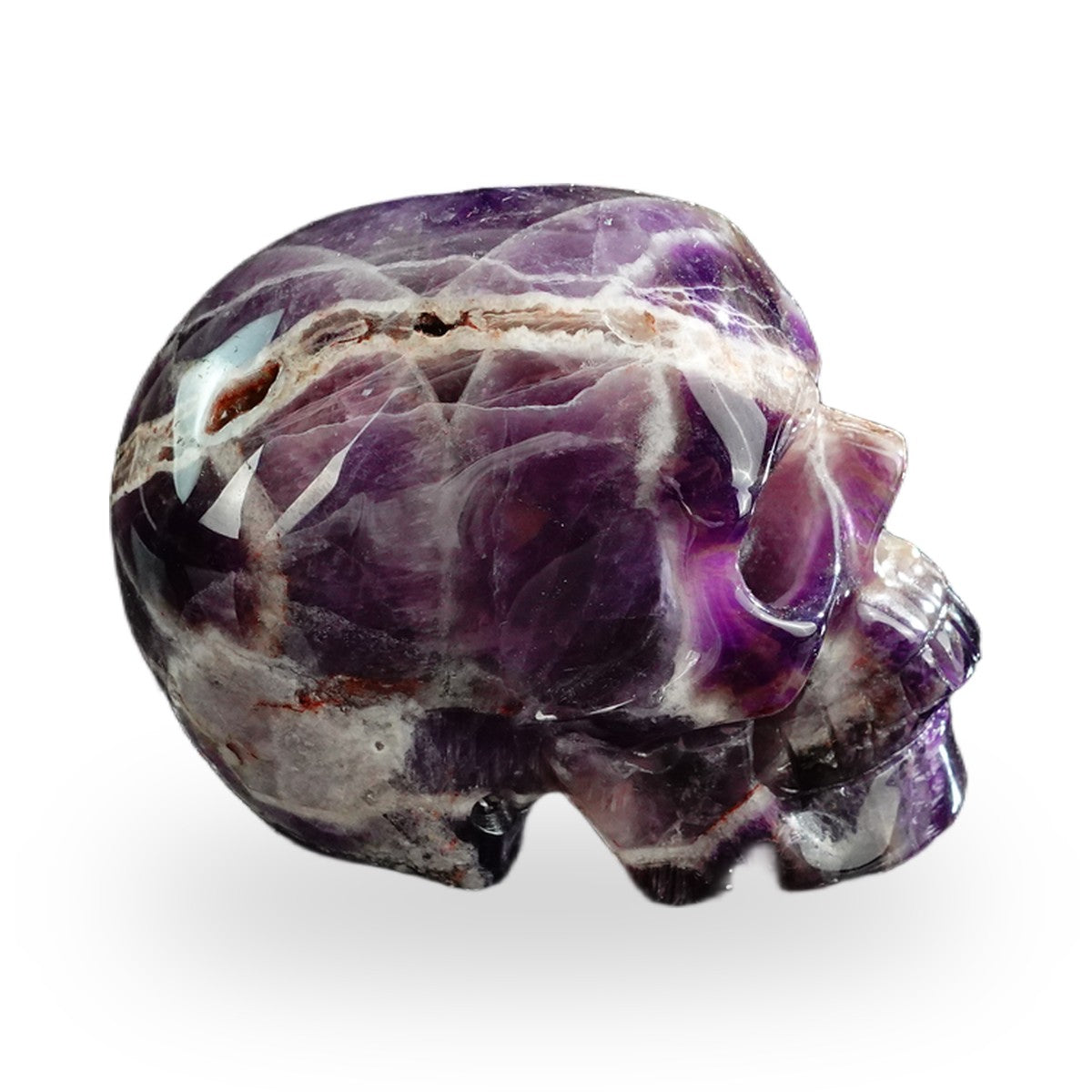 Dream Amethyst crystal skull 3" SKH30AM10 photo 6